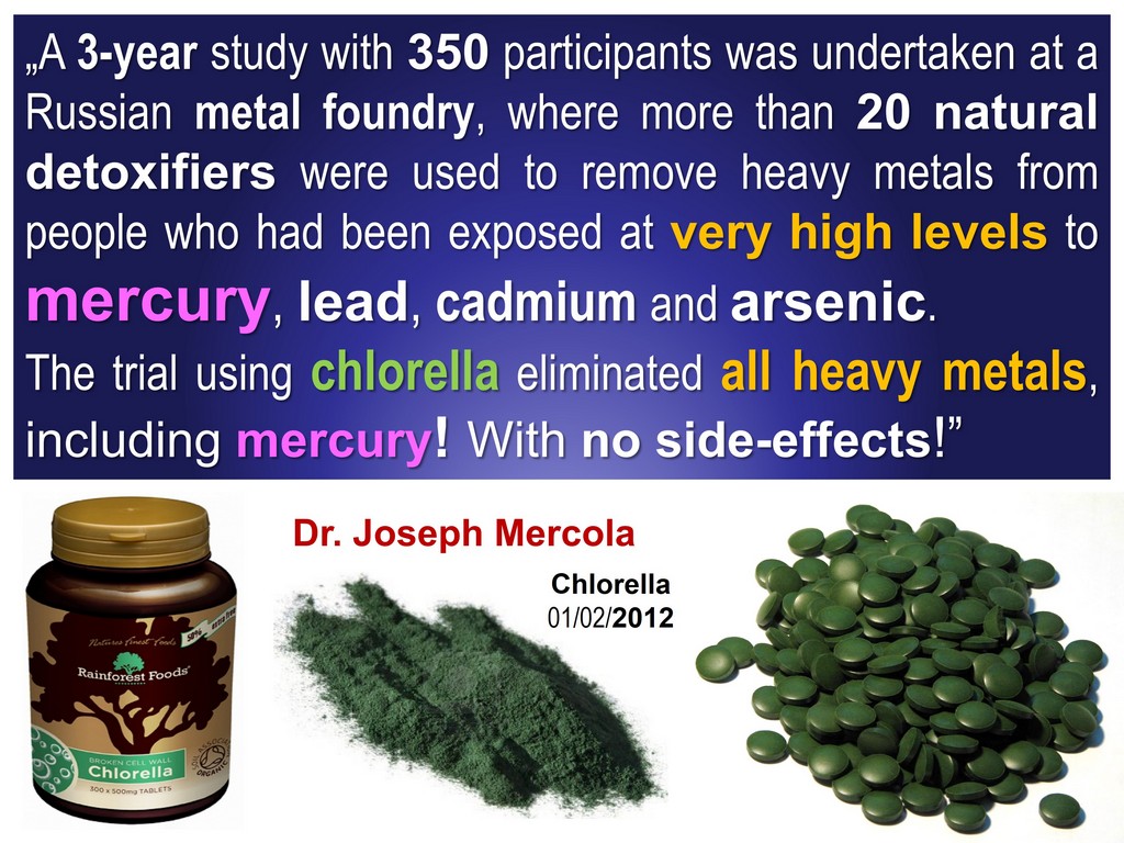 Alzheimer's mercury chlorella