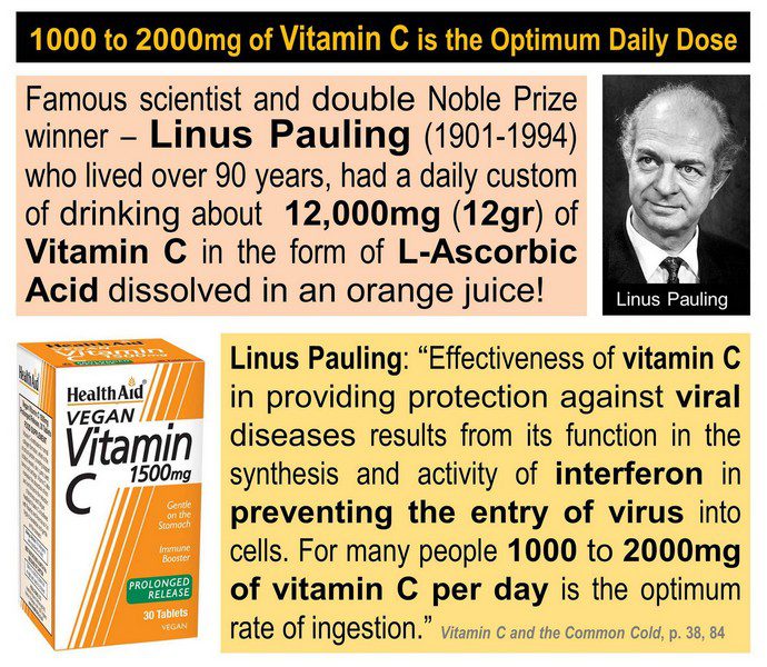 VITAMIN C LINUS PAULING FULL HEALTH SECRETS